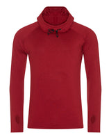 AWDis Men's Cool Cowl-Neck Long-Sleeve T-Shirt AWDis
