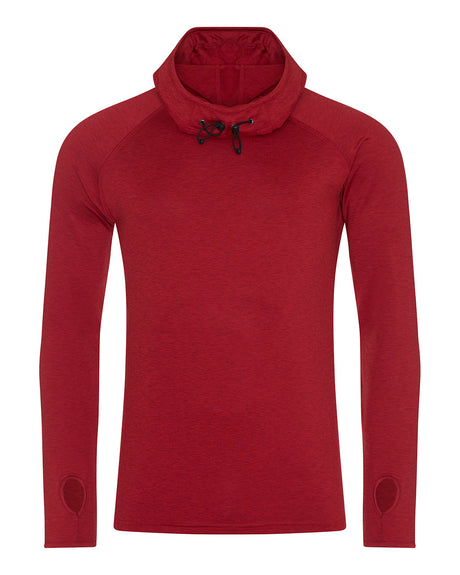 AWDis Men's Cool Cowl-Neck Long-Sleeve T-Shirt AWDis