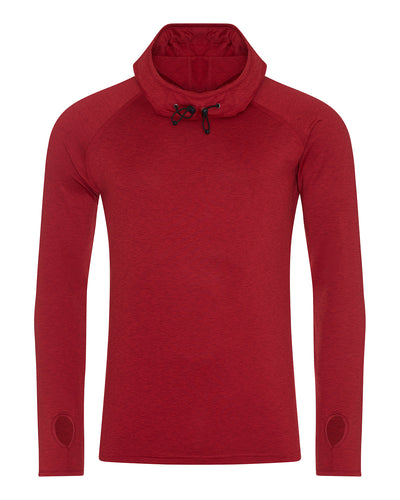 AWDis Men's Cool Cowl-Neck Long-Sleeve T-Shirt
