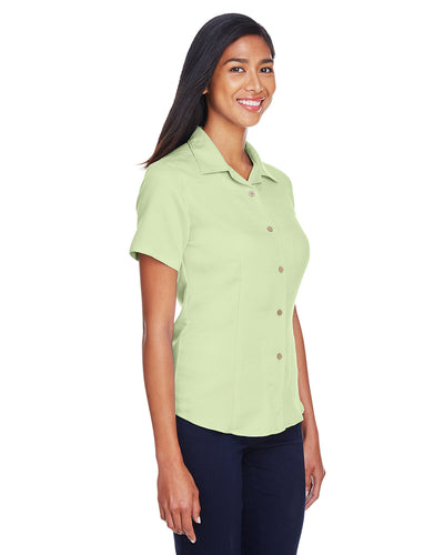 Harriton Ladies' Bahama Cord Camp Shirt