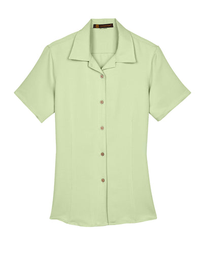 Harriton Ladies' Bahama Cord Camp Shirt