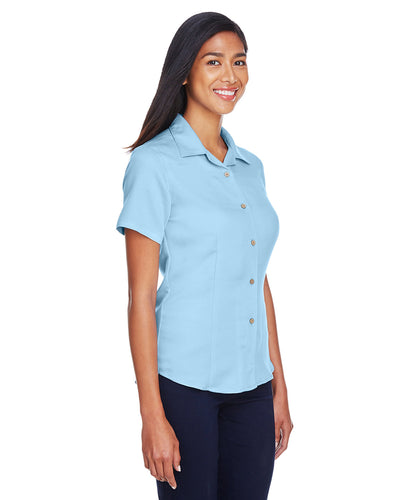 Harriton Ladies' Bahama Cord Camp Shirt