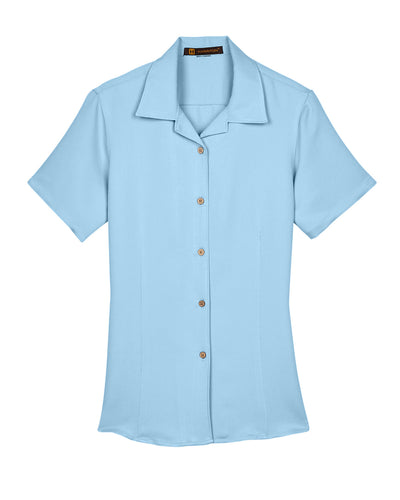 Harriton Ladies' Bahama Cord Camp Shirt