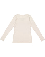 LAT Ladies' Long Sleeve Fine Jersey Lace-Up T-Shirt LAT