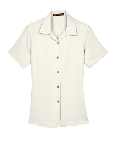 Harriton Ladies' Bahama Cord Camp Shirt