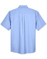 Harriton Men's Short-Sleeve Oxford with Stain-Release Harriton