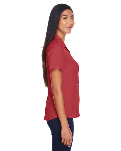 Harriton Ladies' Bahama Cord Camp Shirt
