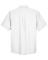 Harriton Men's Short-Sleeve Oxford with Stain-Release Harriton