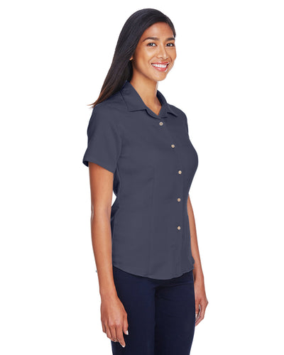 Harriton Ladies' Bahama Cord Camp Shirt