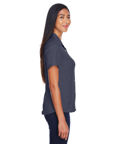 Harriton Ladies' Bahama Cord Camp Shirt