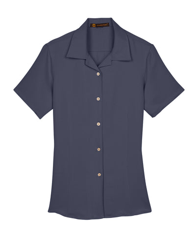 Harriton Ladies' Bahama Cord Camp Shirt