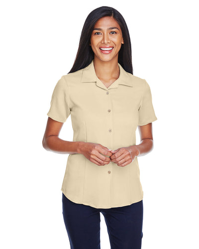 Harriton Ladies' Bahama Cord Camp Shirt