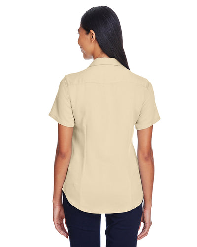 Harriton Ladies' Bahama Cord Camp Shirt