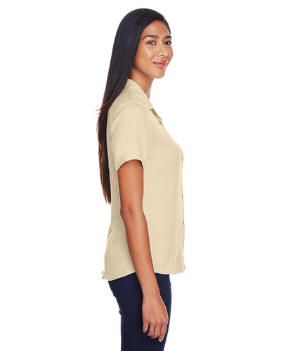 Harriton Ladies' Bahama Cord Camp Shirt