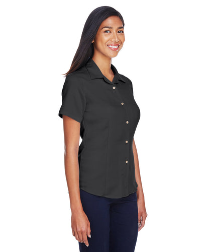Harriton Ladies' Bahama Cord Camp Shirt