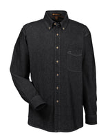 Harriton Men's 6.5 oz. Long-Sleeve Denim Shirt Harriton
