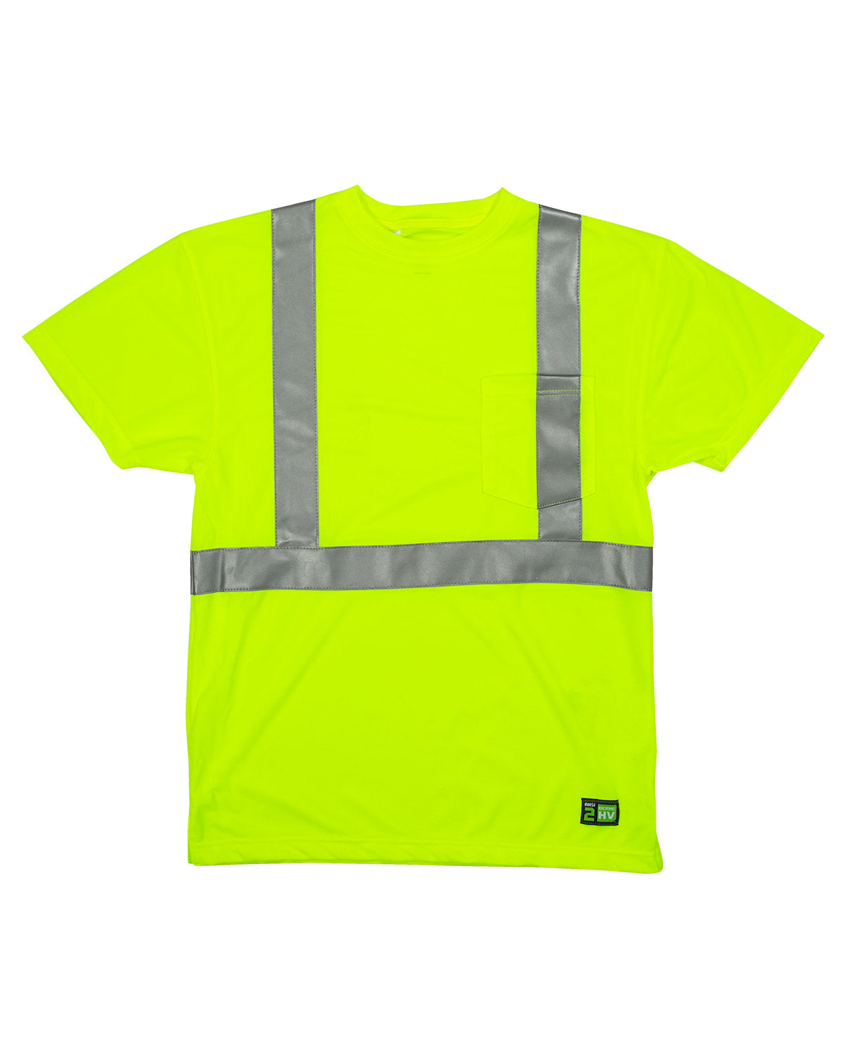 Berne Men's Hi-Vis Class 2 Performance Pocket T-Shirt Berne