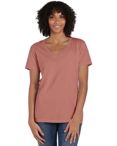 ComfortWash by Hanes Ladies' V-Neck T-Shirt