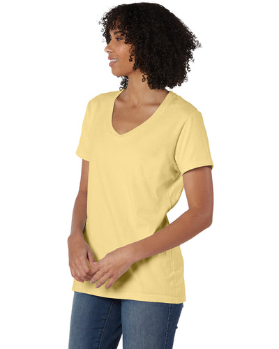 ComfortWash by Hanes Ladies' V-Neck T-Shirt