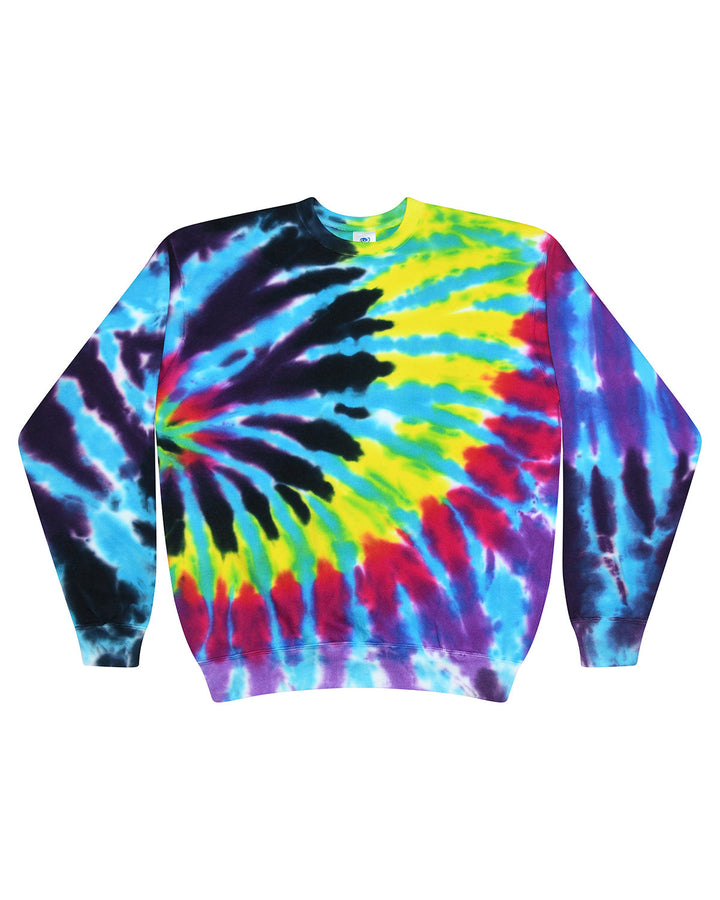 Tie-Dye Adult 8.5 oz., 80/20 crew neck fleece Tie-Dye
