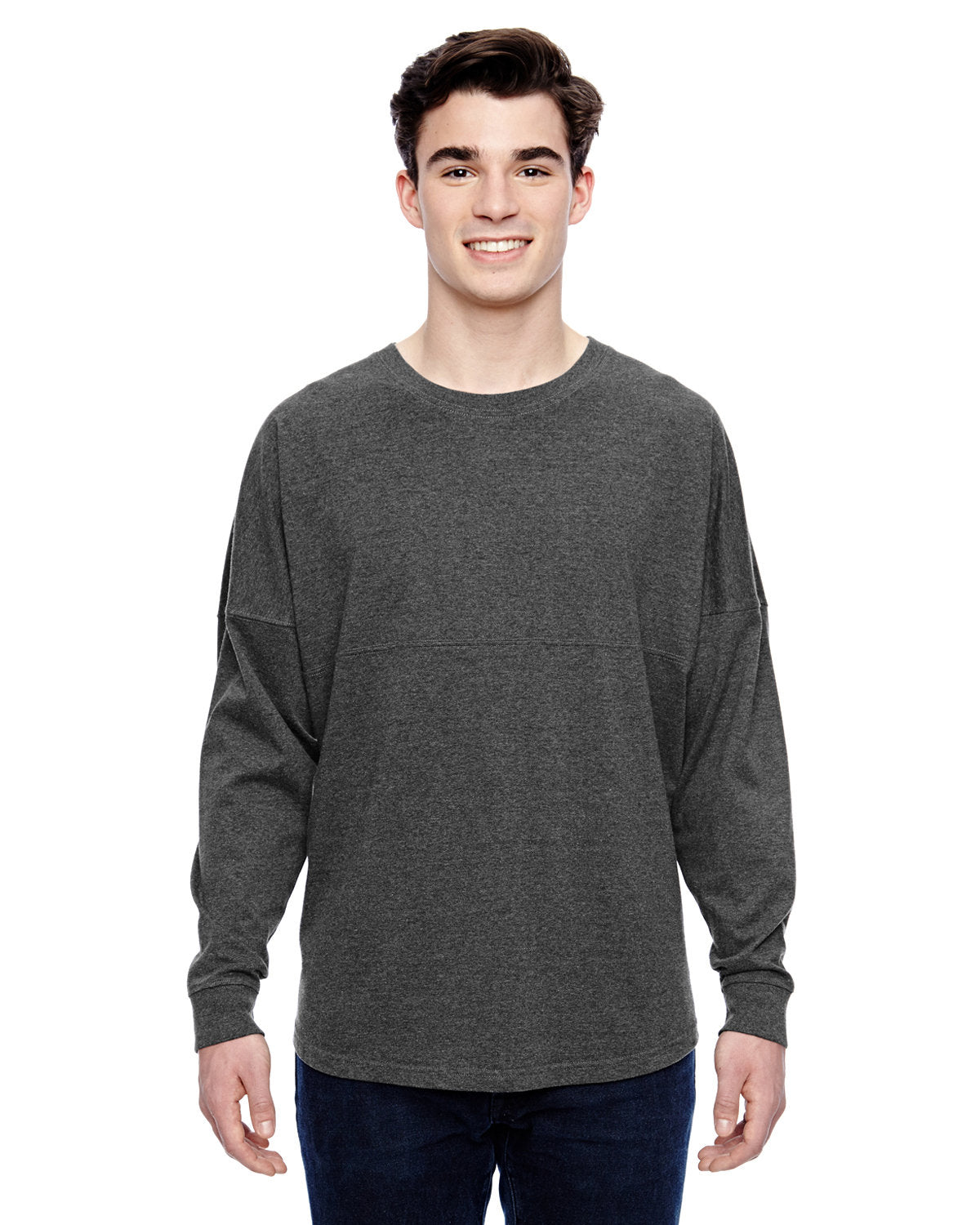 J. America Men's Game Day Jersey Long Sleeve T-Shirt-1