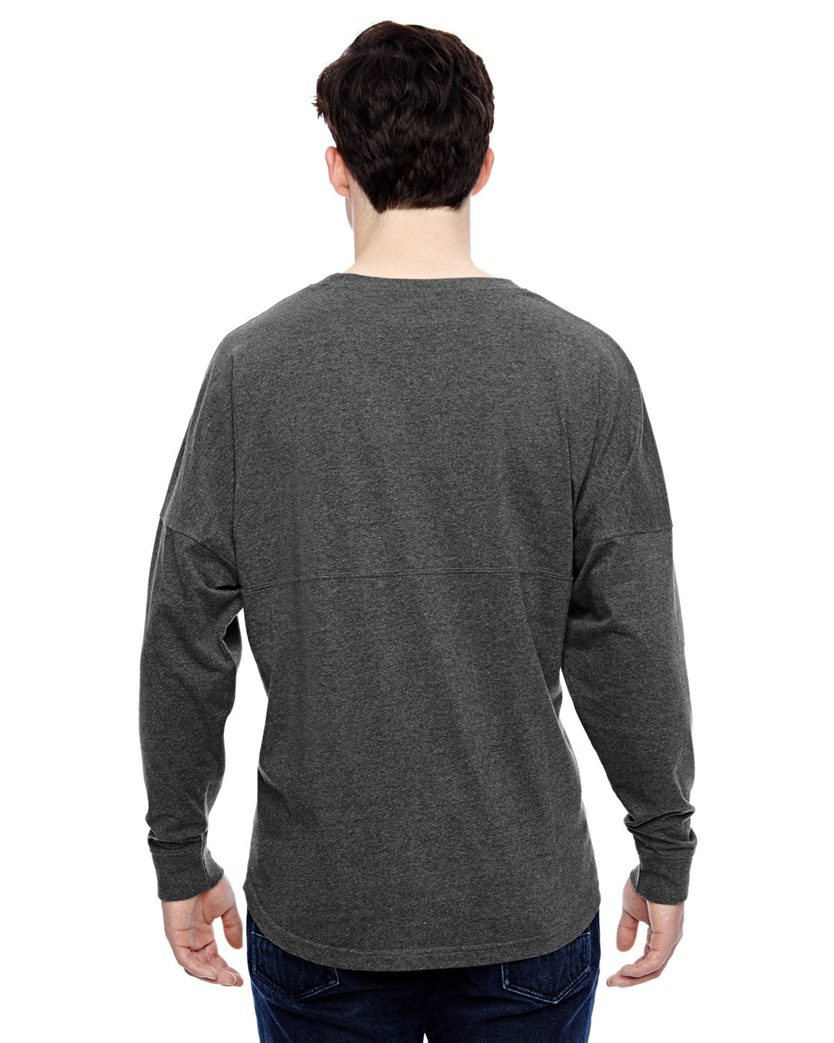 J. America Men's Game Day Jersey Long Sleeve T-Shirt-2