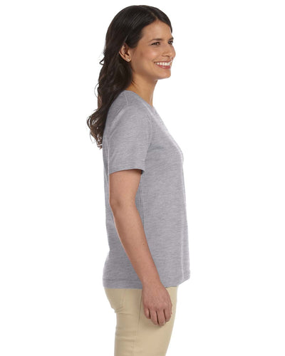 LAT Ladies' Premium Jersey V-Neck T-Shirt
