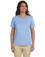 LAT Ladies' Premium Jersey V-Neck T-Shirt LAT