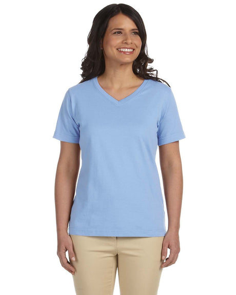 LAT Ladies' Premium Jersey V-Neck T-Shirt LAT
