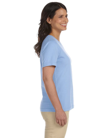 LAT Ladies' Premium Jersey V-Neck T-Shirt LAT