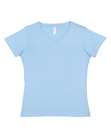 LAT Ladies' Premium Jersey V-Neck T-Shirt LAT