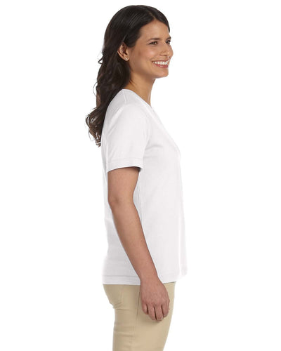 LAT Ladies' Premium Jersey V-Neck T-Shirt