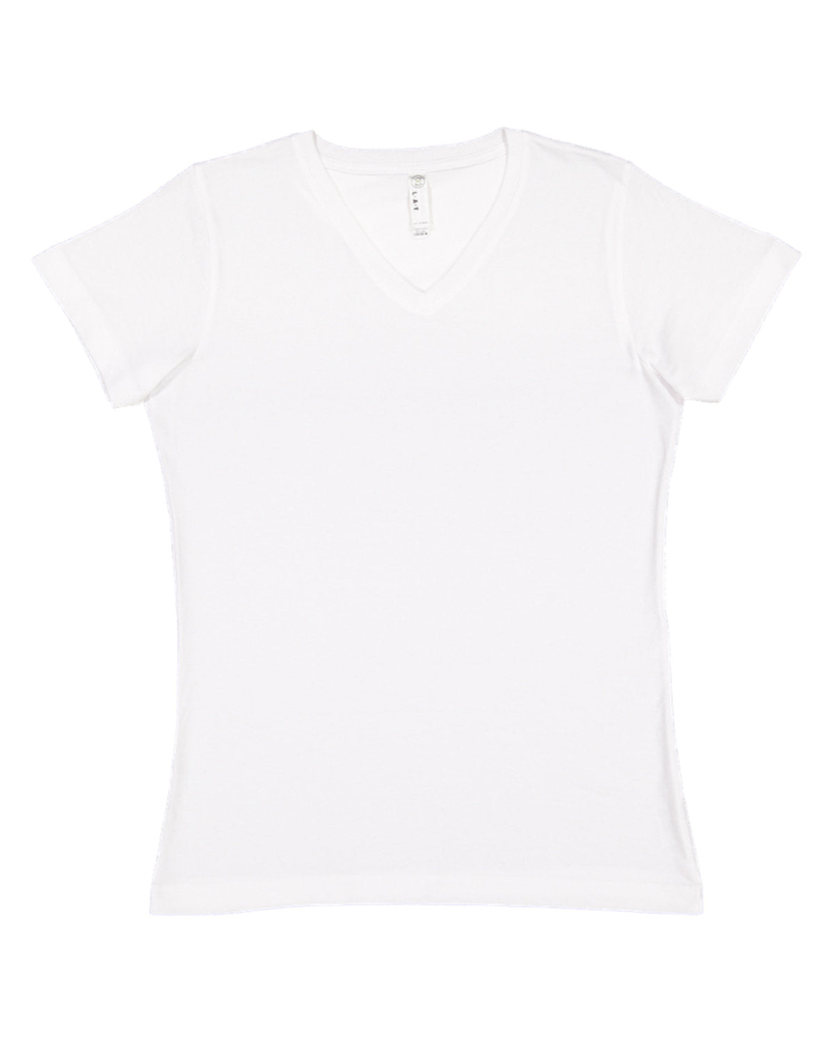 LAT Ladies' Premium Jersey V-Neck T-Shirt LAT