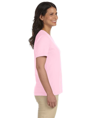 LAT Ladies' Premium Jersey V-Neck T-Shirt