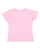 LAT Ladies' Premium Jersey V-Neck T-Shirt LAT