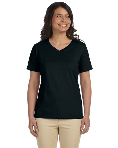 LAT Ladies' Premium Jersey V-Neck T-Shirt