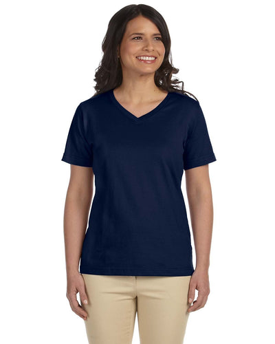 LAT Ladies' Premium Jersey V-Neck T-Shirt
