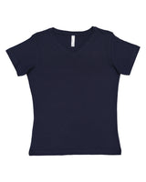 LAT Ladies' Premium Jersey V-Neck T-Shirt LAT