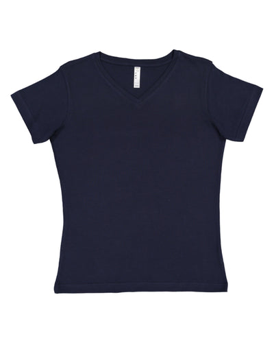 LAT Ladies' Premium Jersey V-Neck T-Shirt