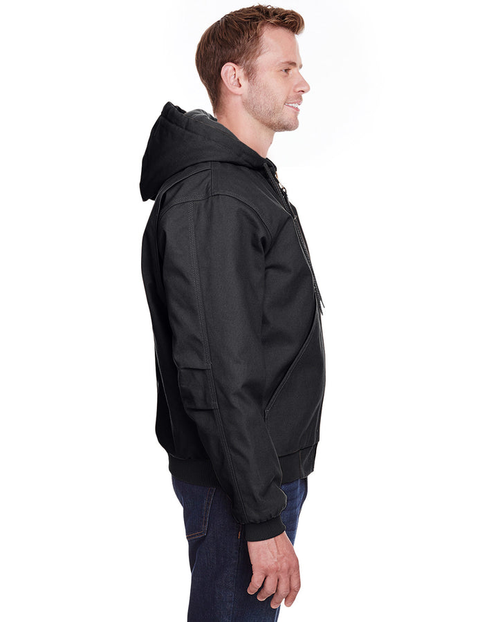 Berne Men's Tall Highland Washed Cotton Duck Hooded Jacket Berne
