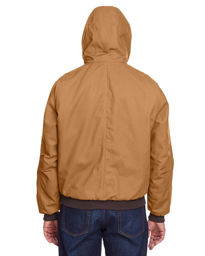 Berne Men's Tall Highland Washed Cotton Duck Hooded Jacket Berne