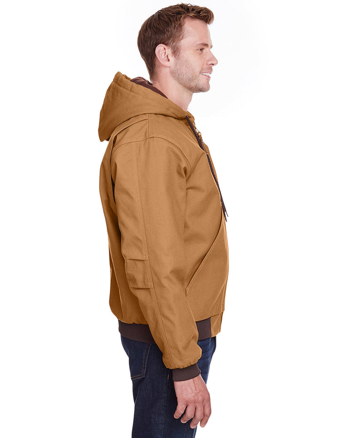 Berne Men's Tall Highland Washed Cotton Duck Hooded Jacket Berne