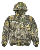 Berne Men's Tall Highland Washed Cotton Duck Hooded Jacket Berne