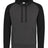AWDis Adult 80/20 Midweight Contrast Baseball Hooded Sweatshirt AWDis