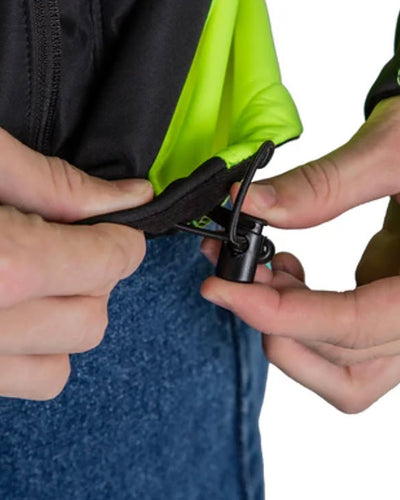 Berne Men's Hi-Vis Class 3 Hooded Softshell Jacket