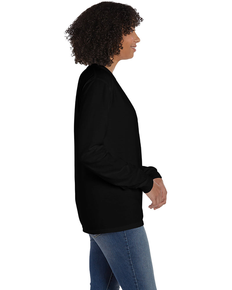 Hanes Comfortwash Unisex Garment-Dyed Long-Sleeve T-Shirt with Pocket