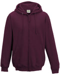 Just Hoods By AWDis Men's 80/20 Midweight College Full-Zip Hooded Sweatshirt Just Hoods By AWDis