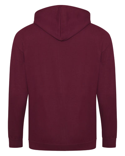 Just Hoods By AWDis Men's 80/20 Midweight College Full-Zip Hooded Sweatshirt
