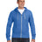 J. America Unisex Triblend Full-Zip Hooded Sweatshirt 4249-1