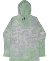 Tie-Dye Unisex Long Sleeve Hooded T-Shirt Tie-Dye